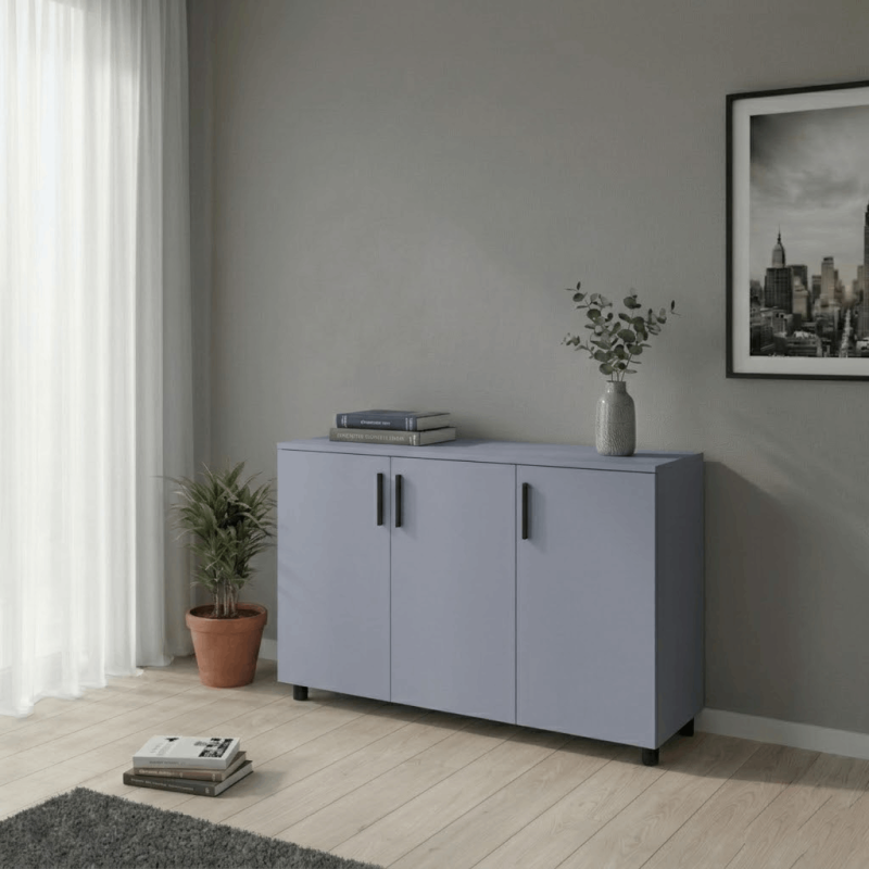 Комод Doros Торн Сірий 3Ш/1Д 135х51.6х80 (DRS-012107)
