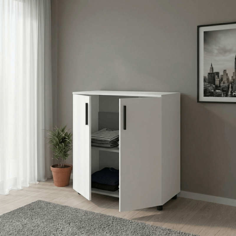 Комод Doros Торн Білий 2 ДСП 90х51.6х80 (DRS-012087)