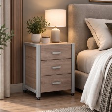 Тумба універсальна Ferrum-decor Вів'єн 3 50x41x40 сірий ДСП Дуб Кремона Канолло 16 мм (FRD-107753)