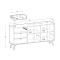Комод Perfect Home Forest KSZ158 2-дверний з 3 шухлядами 158х80х38 см Евкаліпт/ялиця сканді (PFH-091476)