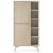 Стелаж Perfect Home Forest RG80 2-дверний 80х160х38 см Беж пісочний/ялиця сканді (PFH-091480)