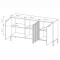 Комод Perfect Home Rock 3D/153 153,1x81,4x39,5 Бежевий/Дуб вікінг (PFH-091088)