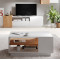 Журнальний стіл Perfect Home Cube 60х100х45.5 Білий/Дуб крафт золотий (PFH-091043)