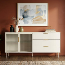Комод з телескопічними напрямними Perfect Home Lumi 2D3S/181 181,3x61,6x39,3 Кашемір (PFH-091387)