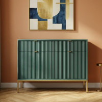 Комод Perfect Home Nova 2-дверний з 2 шухлядами і золотими ніжками KSZ104 104х83х39 см Лабрадор (PFH-091497)