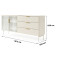 Комод з телескопічними напрямними Perfect Home Lumi 2D3S/181 181,3x61,6x39,3 Кашемір (PFH-091387)