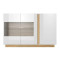 Комод Perfect Home Marco 3D2W/138 138,2x90,5x40 Білий/Білий глянець/ Дуб грандсон (PFH-091034)