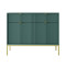 Комод Perfect Home Nova 2-дверний з 2 шухлядами і золотими ніжками KSZ104 104х83х39 см Лабрадор (PFH-091497)