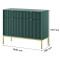 Комод Perfect Home Nova 2-дверний з 2 шухлядами і золотими ніжками KSZ104 104х83х39 см Лабрадор (PFH-091497)
