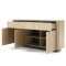 Комод з телескопічними напрямними Perfect Home Torro 3D3S/163 163,2x82,9x38,1 Дуб кремона/Чорний (PFH-091415)