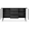 Комод з телескопічними напрямними Perfect Home Zova KSZ168 2D3S 168x87x39 Чорний (чорні ніжки) (PFH-091370)