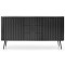 Комод з телескопічними напрямними Perfect Home Zova KSZ168 2D3S 168x87x39 Чорний (чорні ніжки) (PFH-091370)