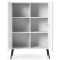Комод високий Perfect Home Zova K103 2D 103x129x39 Білий (чорні ніжки) (PFH-091285)