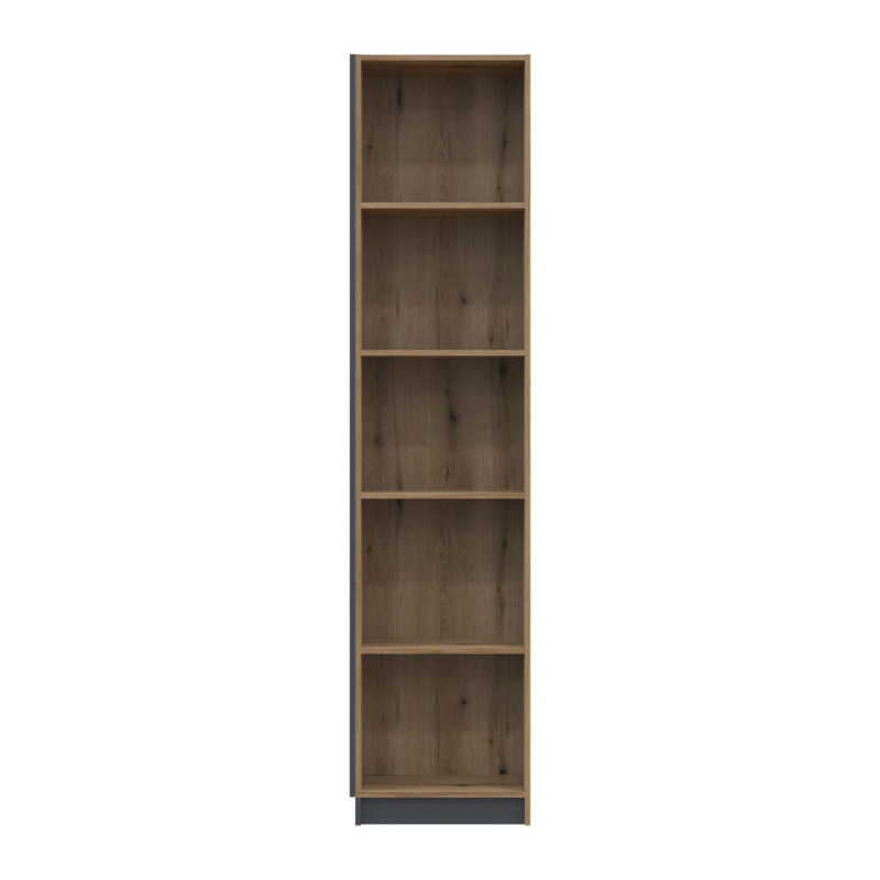 Етажерка до шафи Doros Дейл Антрацит/Дуб Евок 52х28х220 (41516267) (DRS-012174)
