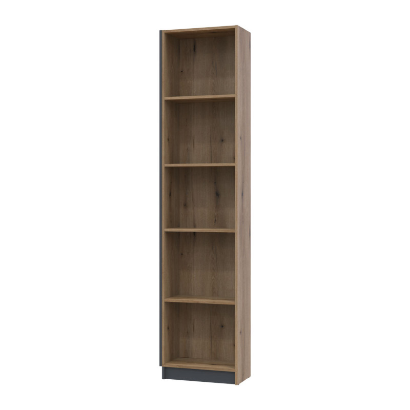 Етажерка до шафи Doros Дейл Антрацит/Дуб Евок 52х28х220 (41516267) (DRS-012174)