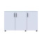 Комод Doros Торн Білий 3 ДСП 135х51.6х80 (DRS-012098)
