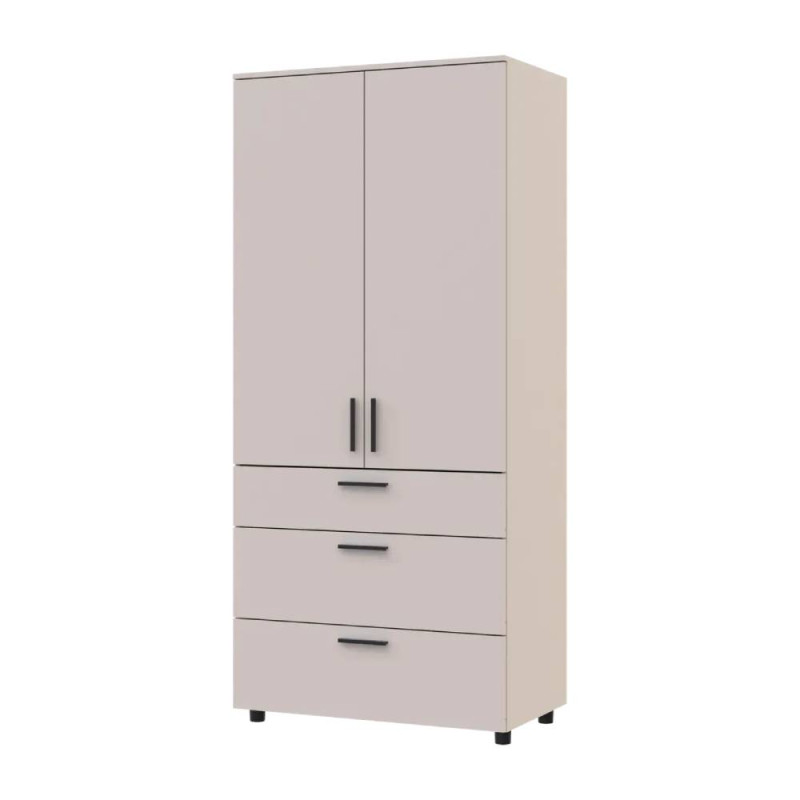 Шафа для одягу Doros Торн Кашемір 2 ДСП/3Ш (полиці) 90х51.6х200 (DRS-012028)