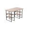 Компьютерный стол Ferrum-decor Карэн 75x140x60 черный ДСП Дуб Сан-Марино 16мм (FRD-102053)
