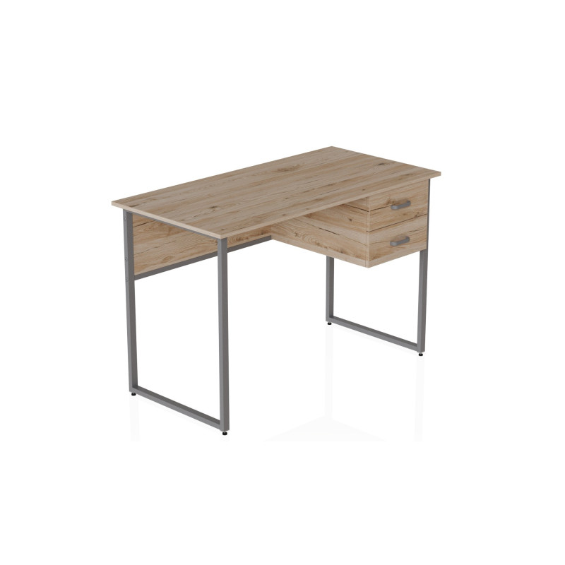 Комп'ютерний стіл Ferrum-decor Дакота 75x140x60 сірий ДСП Сан-Марино 16мм (FRD-102323)