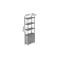 Етажерка 4/60 Ferrum-decor Серії Конект із тумбою 179x60x28 Сірий ДСП Бетон (FRD-102483)