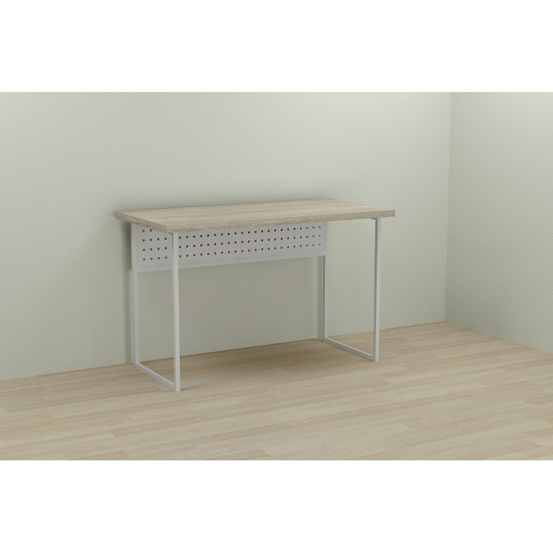 Письменный стол Ferrum-decor Майк 76x100x60 белый ДСП Дуб Сонома 32мм (FRD-101303)