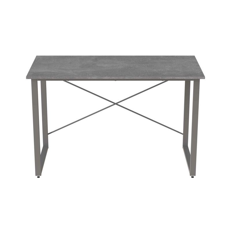 Стіл письмовий Дейв Ferrum-decor 750x1400x600 Сірий метал ДСП Бетон 32 мм (FRD-106451)
