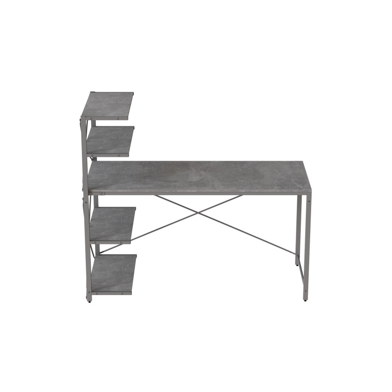 Комп'ютерний стіл Ferrum-decor Джек 75x140x70 Сірий ДСП Бетон (FRD-105321)