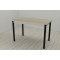 Стіл кухонний Ferrum-decor Беніта 75x120x80 Чорний ДСП Сонома 16мм (FRD-106291)