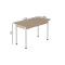 Стол кухонный Ferrum-decor Бенита 75x120x60 Белый ДСП Сан-Марино 16мм (FRD-105641)