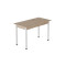 Стол кухонный Ferrum-decor Бенита 75x120x60 Белый ДСП Сан-Марино 16мм (FRD-105641)