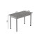 Стол кухонный Ferrum-decor Бенита 75x120x80 Серый ДСП Бетон 16мм (FRD-105571)