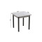 Стол кухонный Ferrum-decor Диего 75x90x90 Черный ДСП Бетон 16мм (FRD-105581)