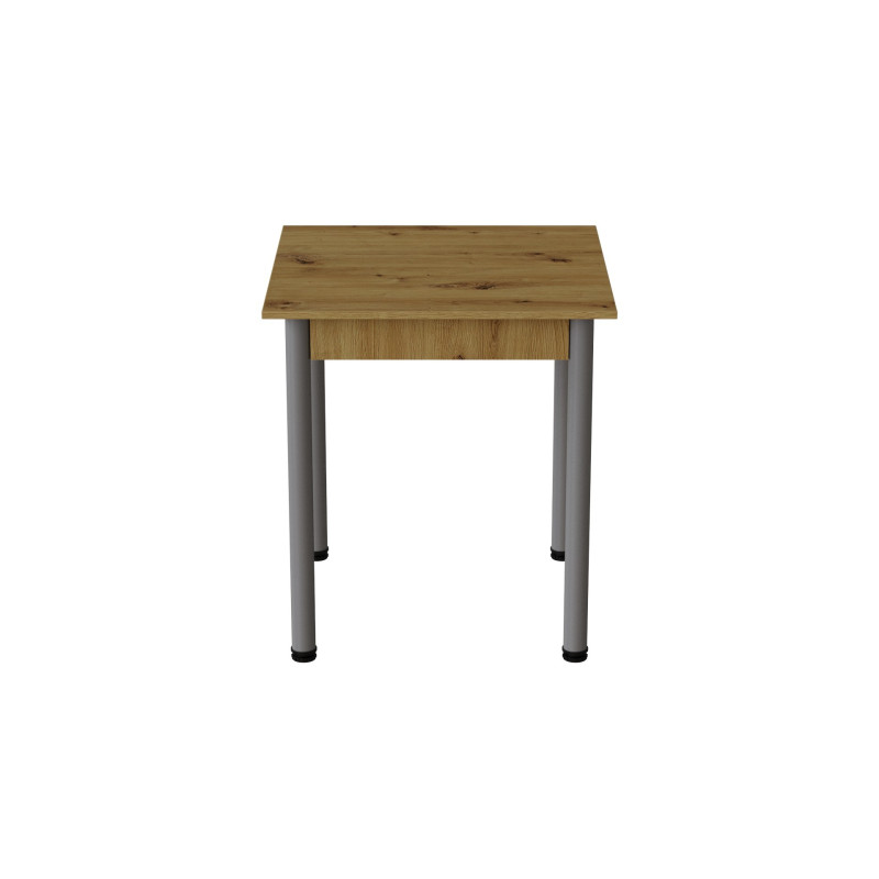 Стол кухонный Ferrum-decor Агата 75x70x70 Серый ДСП Дуб Артизан 16мм (FRD-105671)
