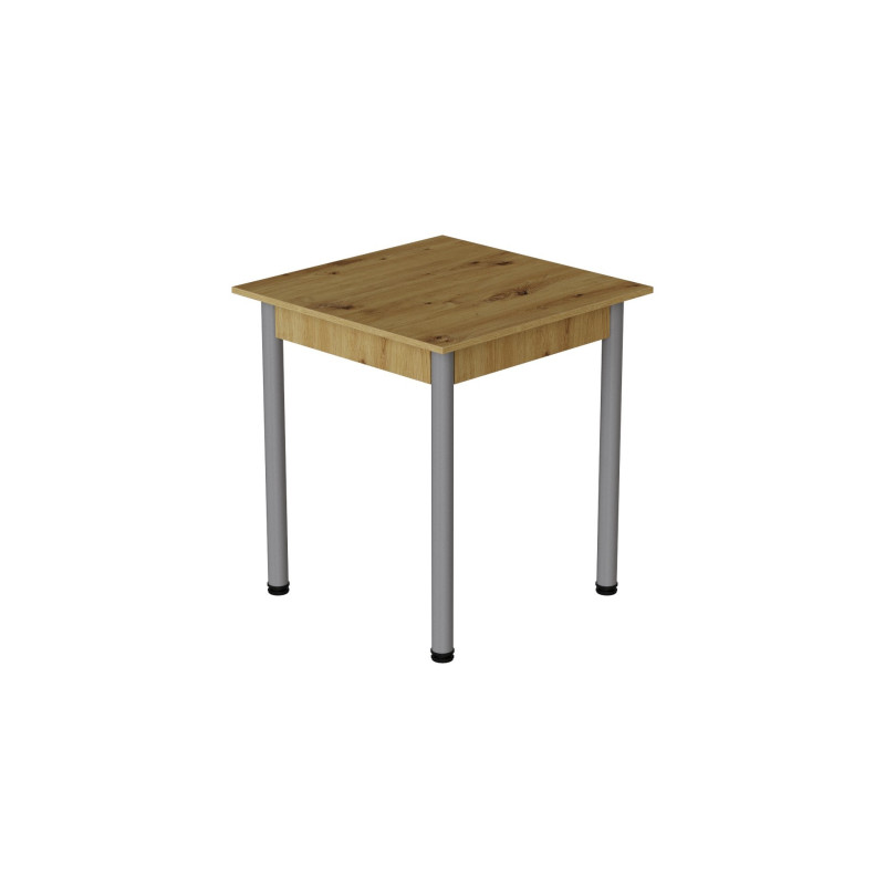 Стол кухонный Ferrum-decor Агата 75x70x70 Серый ДСП Дуб Артизан 16мм (FRD-105671)