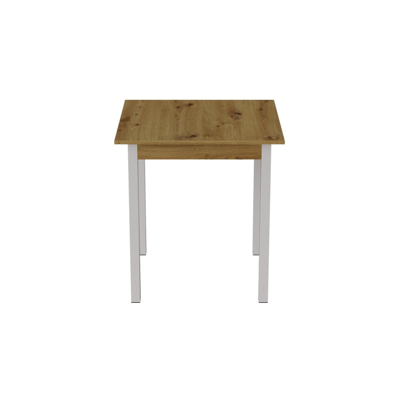 Стол кухонный Ferrum-decor Диего 75x80x80 Белый ДСП Дуб Артизан 16мм (FRD-105711)