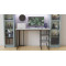 Стіл письмовий Кевін Ferrum-decor 75x100x70 Чорний метал ДСП Бетон 16 мм (FRD-106561)