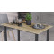Стіл універсальний Knap Ferrum-decor 750x1000x600 Чорний метал ДСП Дуб Сонома 16 мм (FRD-106341)