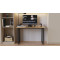 Стіл письмовий Кнап 2 Ferrum-decor 750x1000x600 Чорний метал ДСП Дуб Артизан 16 мм (FRD-106391)