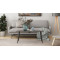 Стіл журнальний Монтана Ferrum-decor 45x100x50 Чорний метал ДСП (FRD-106751)