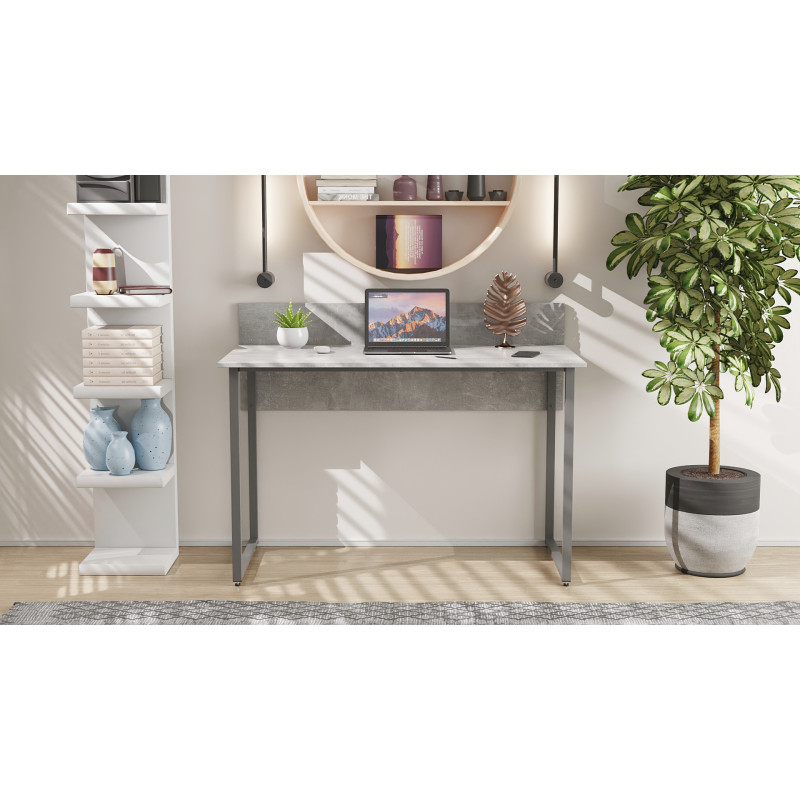 Стіл письмовий Скай Ferrum-decor 75x100x70 Сірий метал ДСП Бетон 16 мм (FRD-106671)