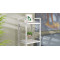 Етажерка 4/34 Ferrum-decor Серії Конект 120x34x28 сірий ДСП Біле 16мм (FRD-104283)