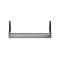 Полка настенная Ferrum-decor Изи 260x700x150 металл Черный ДСП Бетон 16 мм (FRD-102953)