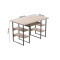 Компьютерный стол Ferrum-decor Тим 75x120x60 черный ДСП Дуб Сан-Марино 16мм (FRD-103953)