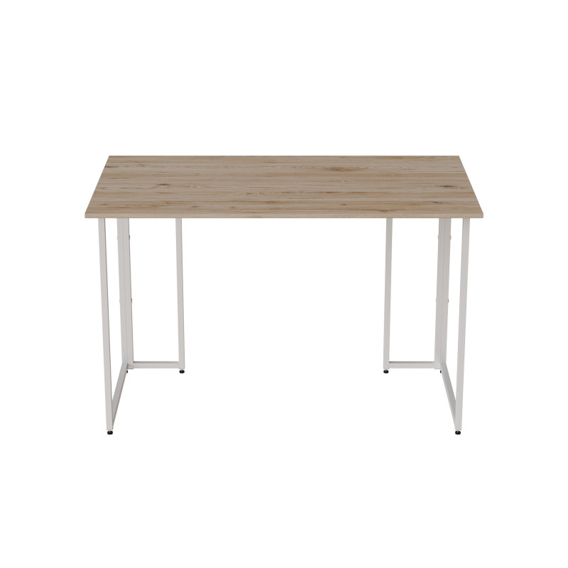 Комп'ютерний стіл Ferrum-decor Ханна 75x100x60 білий ДСП Дуб Сан-Марино 16мм (FRD-103993)
