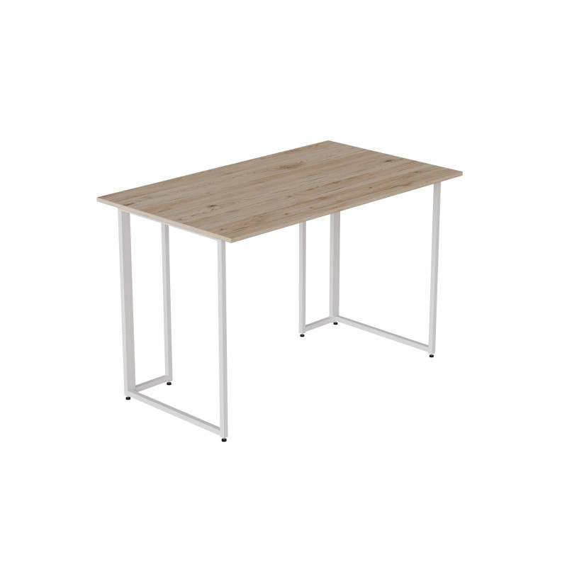 Комп'ютерний стіл Ferrum-decor Ханна 75x100x70 білий ДСП Дуб Сан-Марино 16мм (FRD-104023)