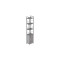 Этажерка 4/34 Ferrum-decor Серии Конект с тумбой 179x34x28 Серый ДСП Бетон (FRD-104483)