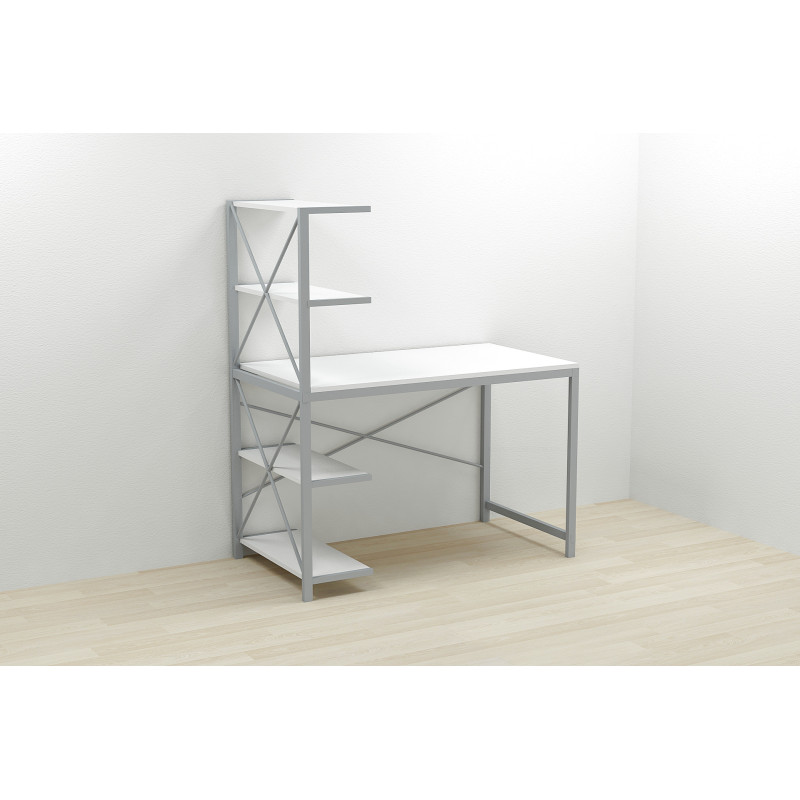 Комп'ютерний стіл Ferrum-decor Джек 75x120x60 Сірий ДСП (FRD-104393)
