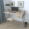 Письмовий стіл Ferrum-decor Комфорт 750x1200x600 Сірий метал ДСП Дуб Сонома 32 мм (FRD-103453)