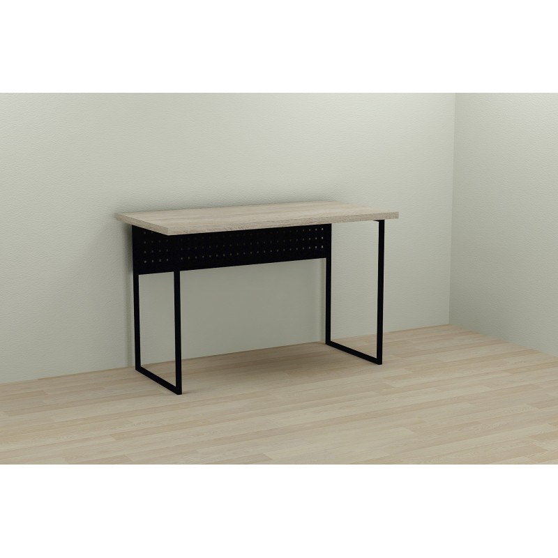 Письменный стол Ferrum-decor Майк 76x100x60 черный ДСП Дуб Сонома 32мм (FRD-103853)