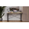 Письмовий стіл Ferrum-decor Серії Конект 75x120x600 чорний ДСП Дуб Артизан 16мм (FRD-104203)